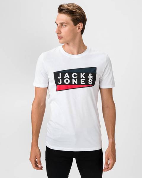 Bílé tričko jack & jones