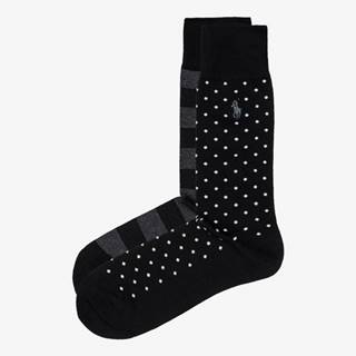 Ponožky 2 páry Černá Šedá