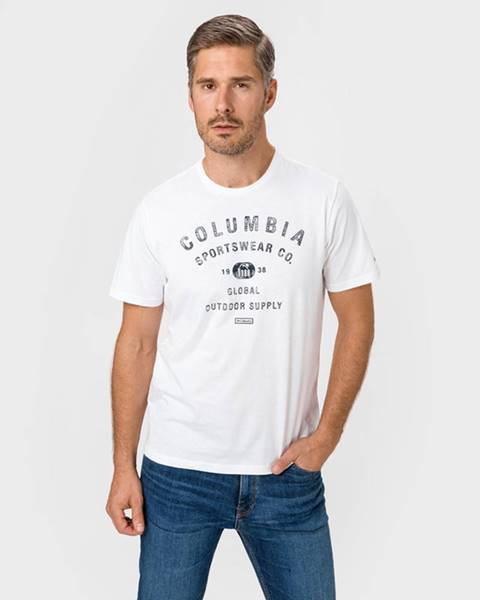 Bílé tričko columbia