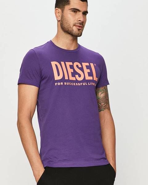 Fialové tričko Diesel