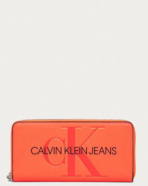 Růžová peněženka calvin klein jeans