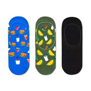 Happy Socks - Kotníkové ponožky Hamburger (3-pack)