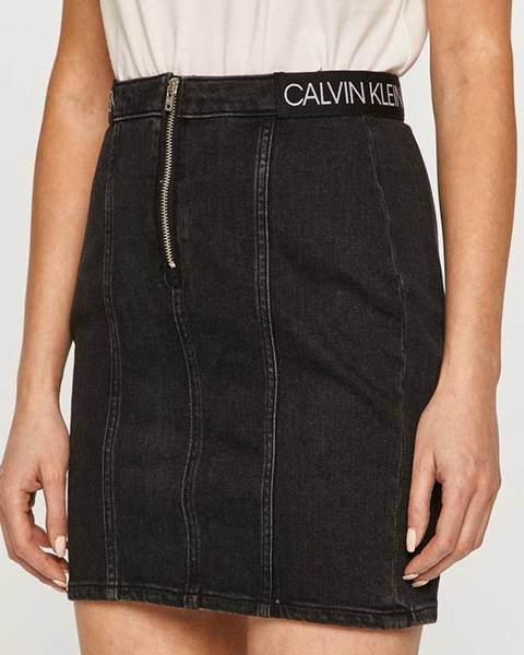 Černá sukně calvin klein jeans