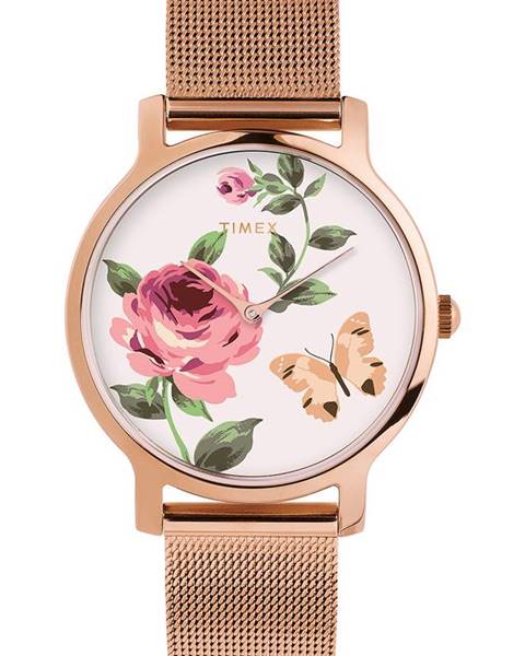 Růžové hodinky Timex