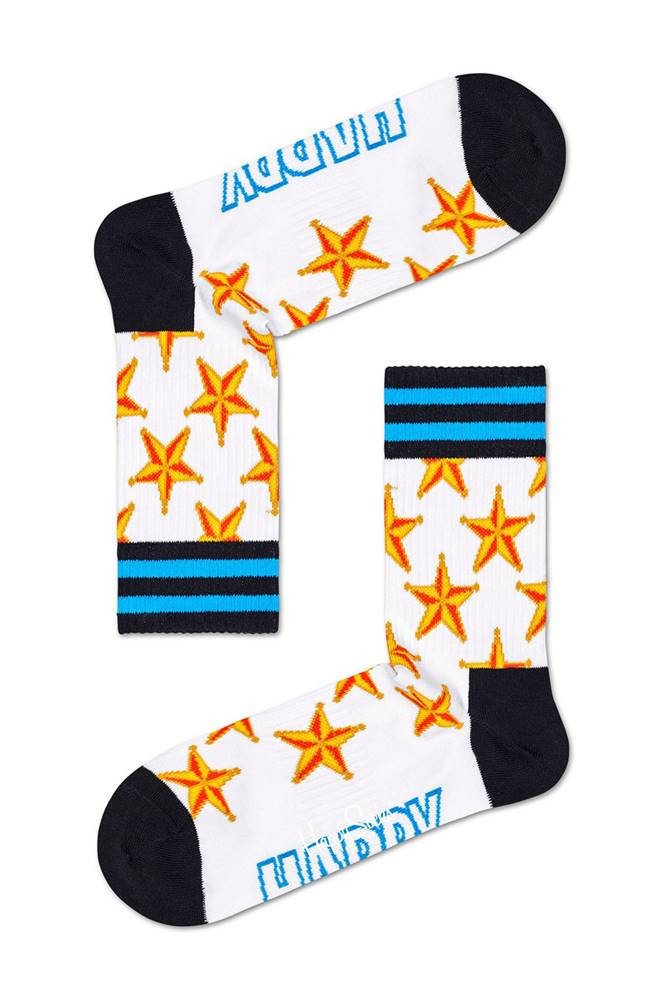 happy socks Happy Socks - Ponožky Athletic Sheriff Star Crew