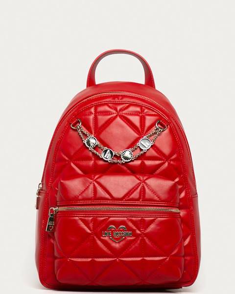 Červený batoh Love Moschino