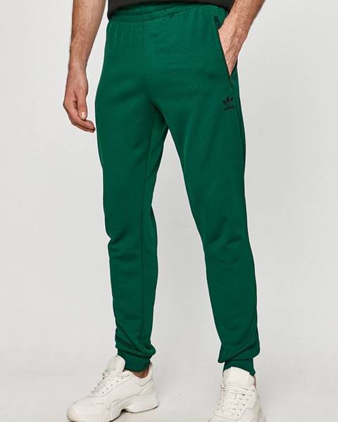 Zelené kalhoty adidas originals