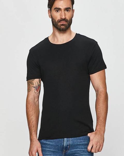 Černé tričko Moschino Underwear