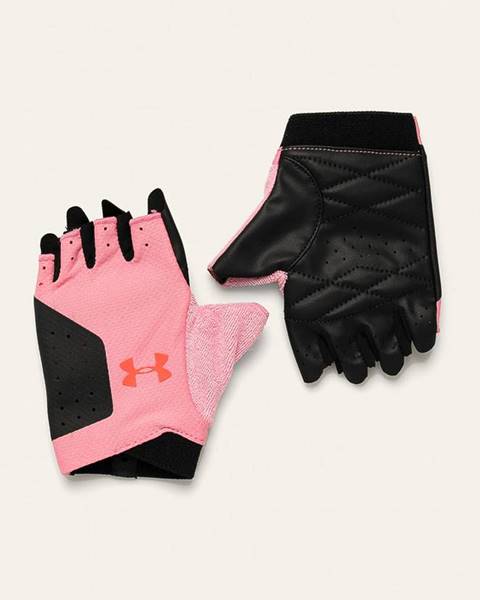 Růžové rukavice under armour