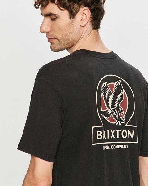 Černé tričko Brixton