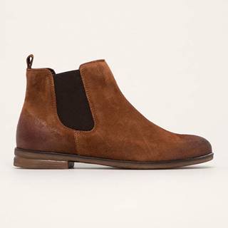 Wojas - Kožené kotníkové boty