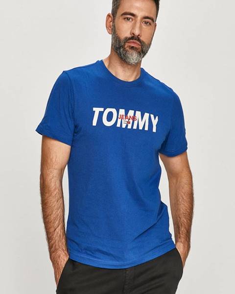 Modré tričko Tommy Jeans