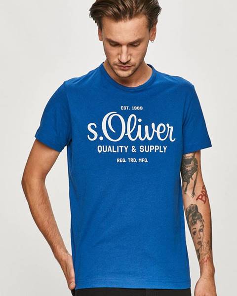 Modré tričko s.oliver