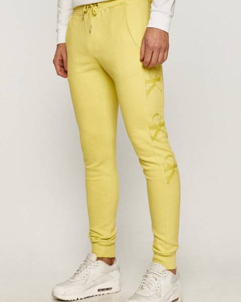 Žluté kalhoty calvin klein jeans