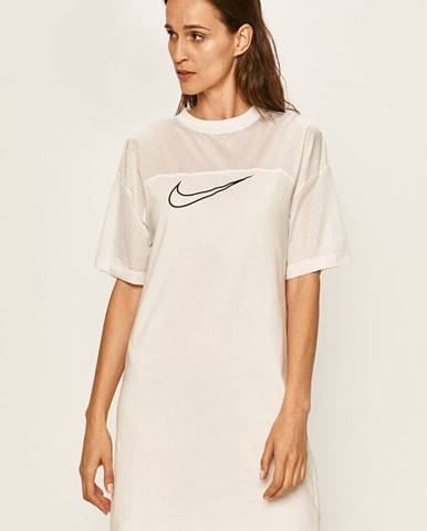 Bílé šaty Nike Sportswear