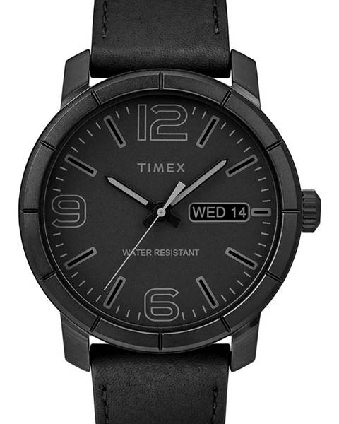 Černé hodinky Timex