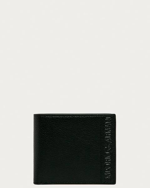 Černá peněženka Emporio Armani