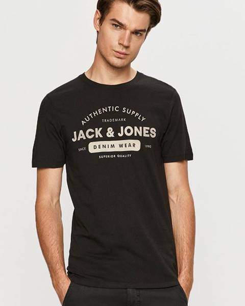 Černé tričko jack & jones