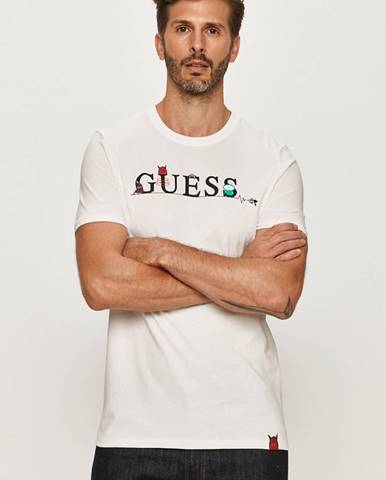Bílé tričko Guess