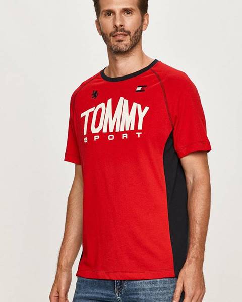 Červené tričko Tommy Sport