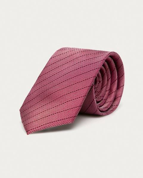 Červená kravata Calvin Klein