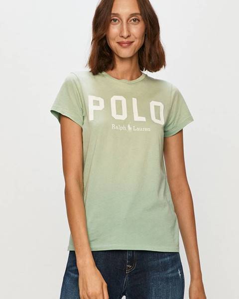 Zelený top Polo Ralph Lauren