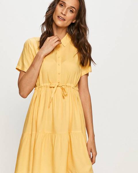 Žluté šaty vero moda