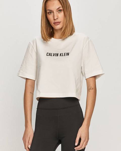 Bílý top Calvin Klein Performance