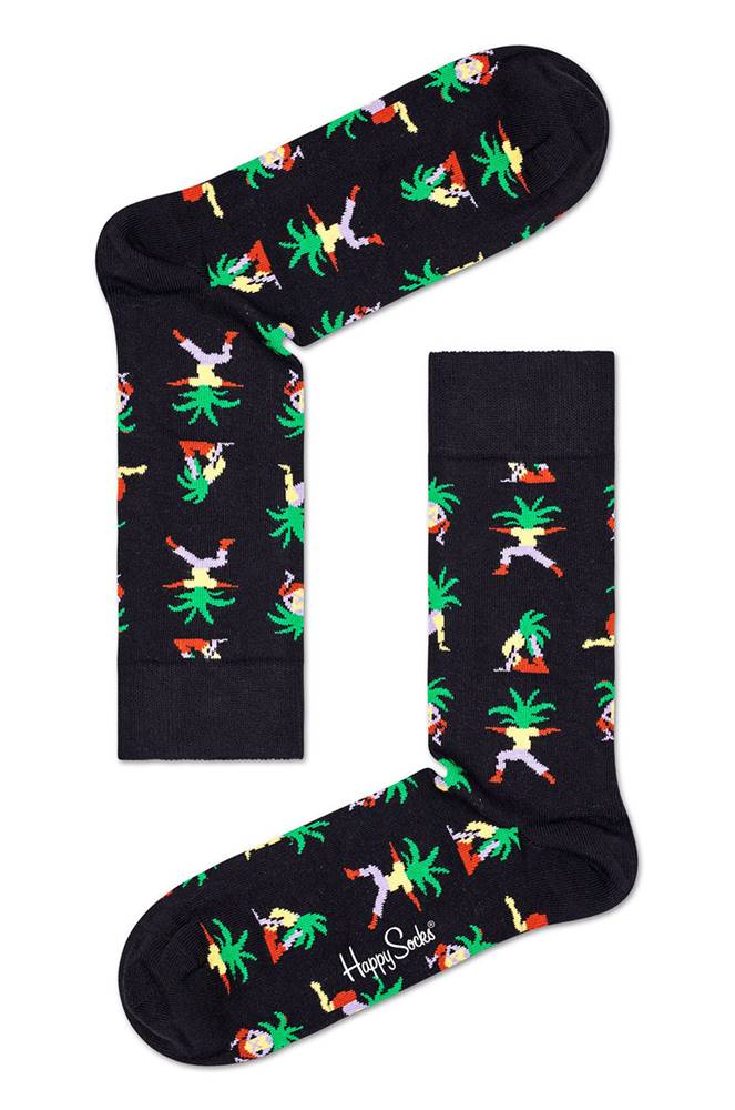 happy socks Happy Socks - Ponožky Yoga Palm Sock