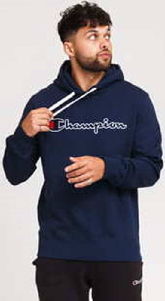champion Champion Script Logo Hooded Sweatshirt navy