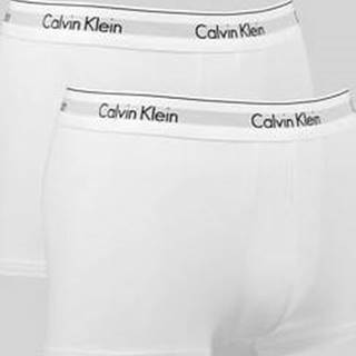 Calvin Klein 2 Pack Trunks odern Cotton Stretch bílé