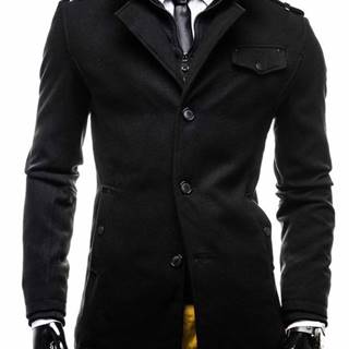 Černý pánský kabát