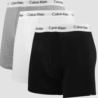 Calvin Klein Boxer Brief 3 Pack melange šedé / bílé / černé