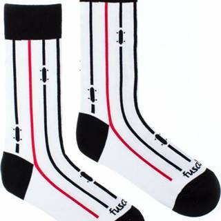 Veselé ponožky  na prkno bílé