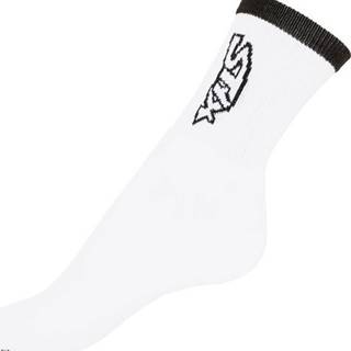 Ponožky  classic bílé s černým nápisem