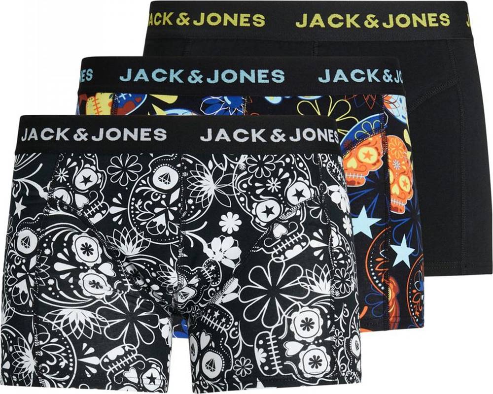 Jack and Jones 3PACK pánské boxerky  vícebarevné