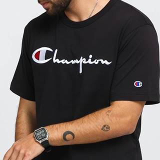 Champion Crewneck T-Shirt černé