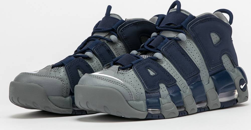 nike Air More Uptempo '96 cool grey / white - midnight navy