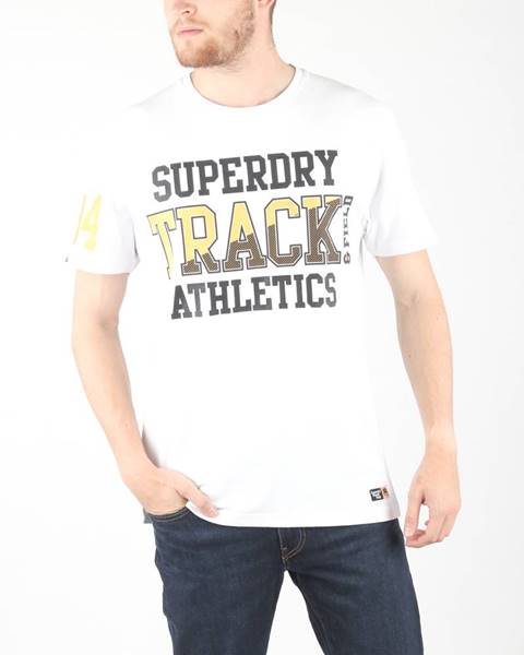 Bílé tričko superdry