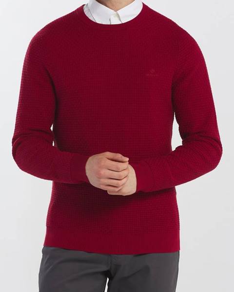 Červený svetr gant
