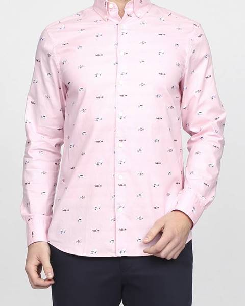 Růžová košile gant