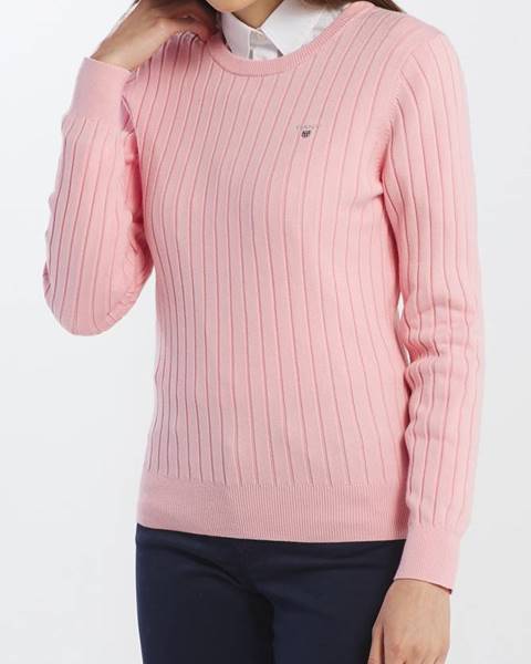 Růžový svetr gant