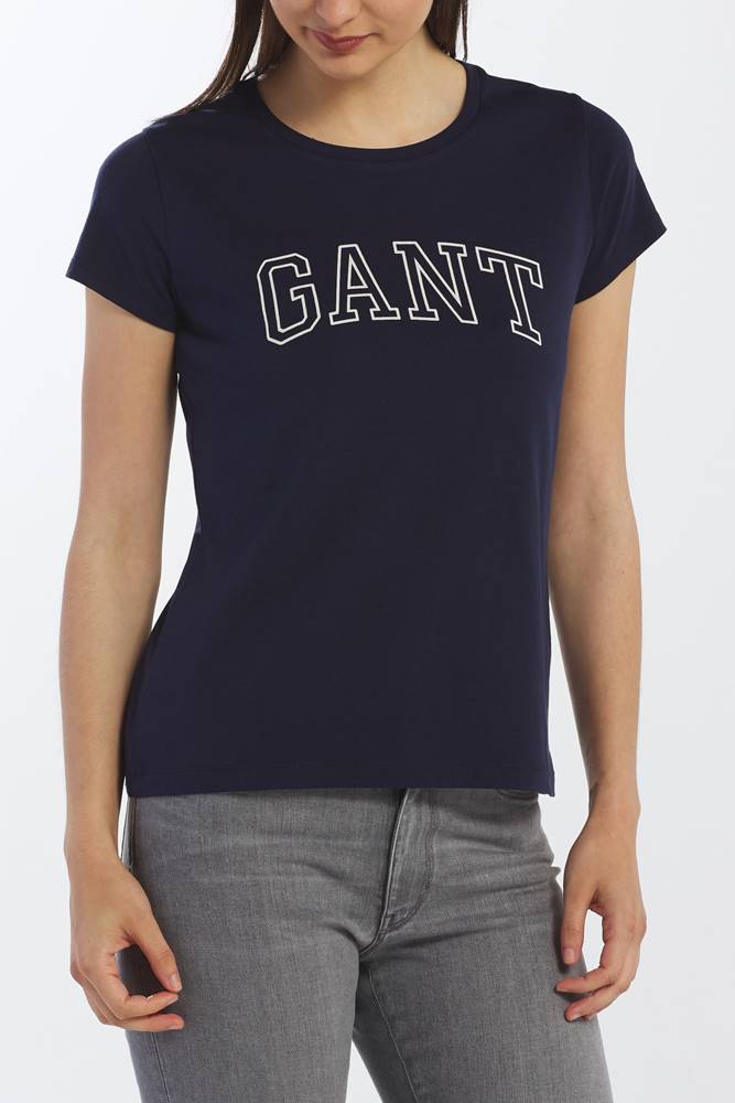 gant Tričko Gant Arch Logo Capsleeve T-Shirt