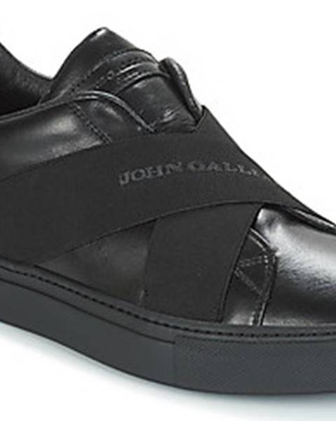 Černé tenisky John Galliano