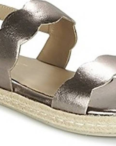 Stříbrné sandály Betty London