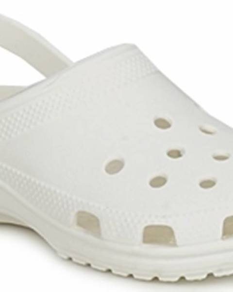 Bílé pantofle crocs