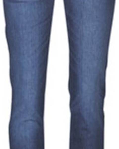 Modré kalhoty Emporio Armani