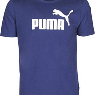 Puma Trička s krátkým rukávem ESSENTIAL TEE Modrá