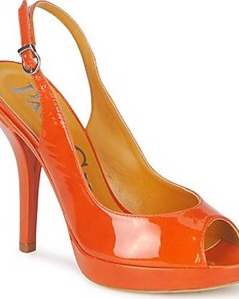 Oranžové sandály Paco Gil