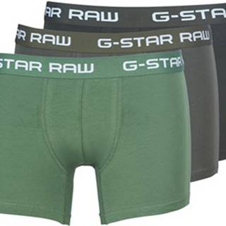 G-Star Raw Boxerky CLASSIC TRUNK CLR 3 PACK Zelená